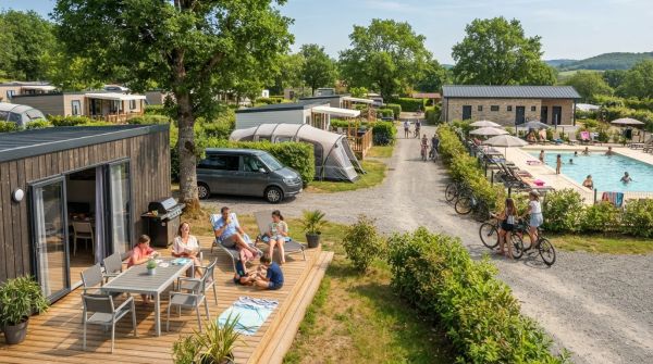 Choisissez un camping avec piscine chauffée dans le Maine-et-Loire