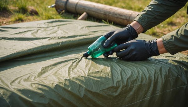 Comment imperméabiliser sa toile de tente usagée ?