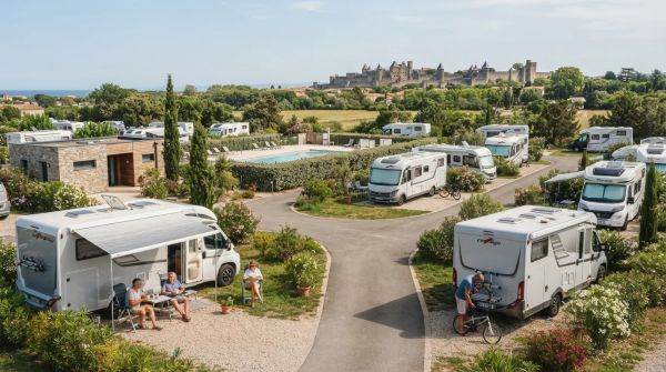 Optimiser son stationnement de camping-car autour de Carcassonne