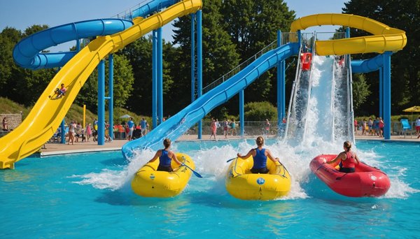 Explore le parc aquatique du cabellou en bretagne : activité rafraîchissante